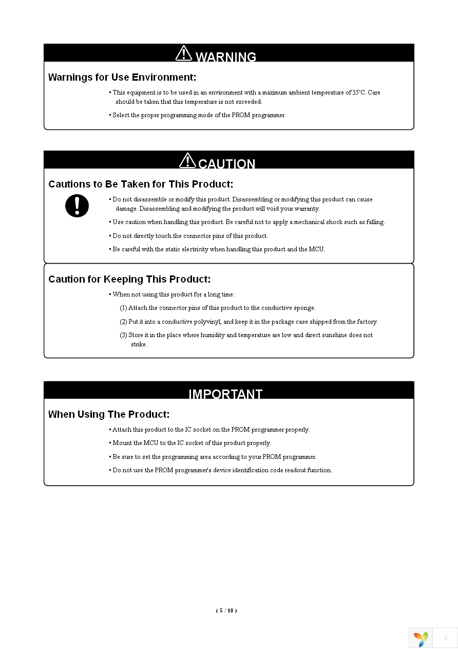 PCA7450FP Page 7