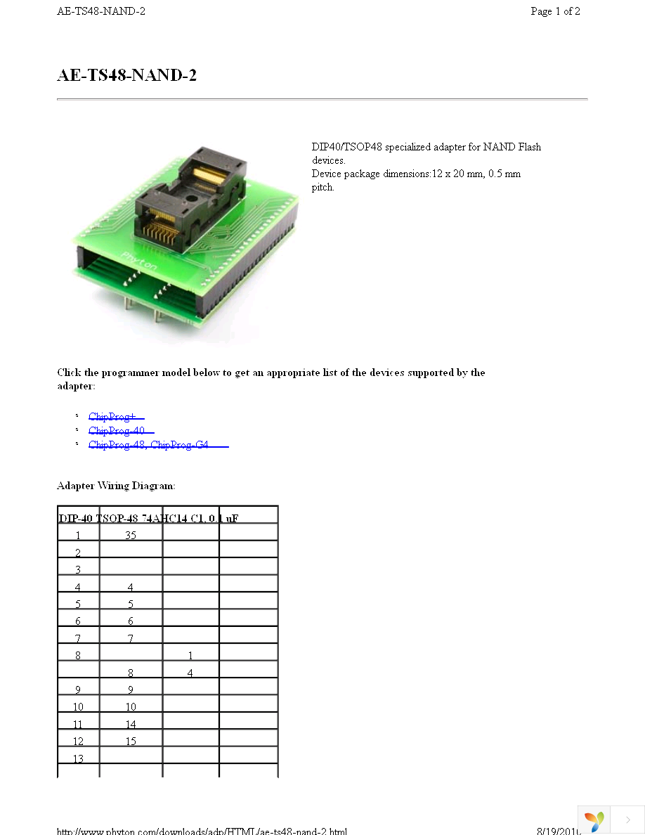 AE-TS48-NAND-2 Page 1