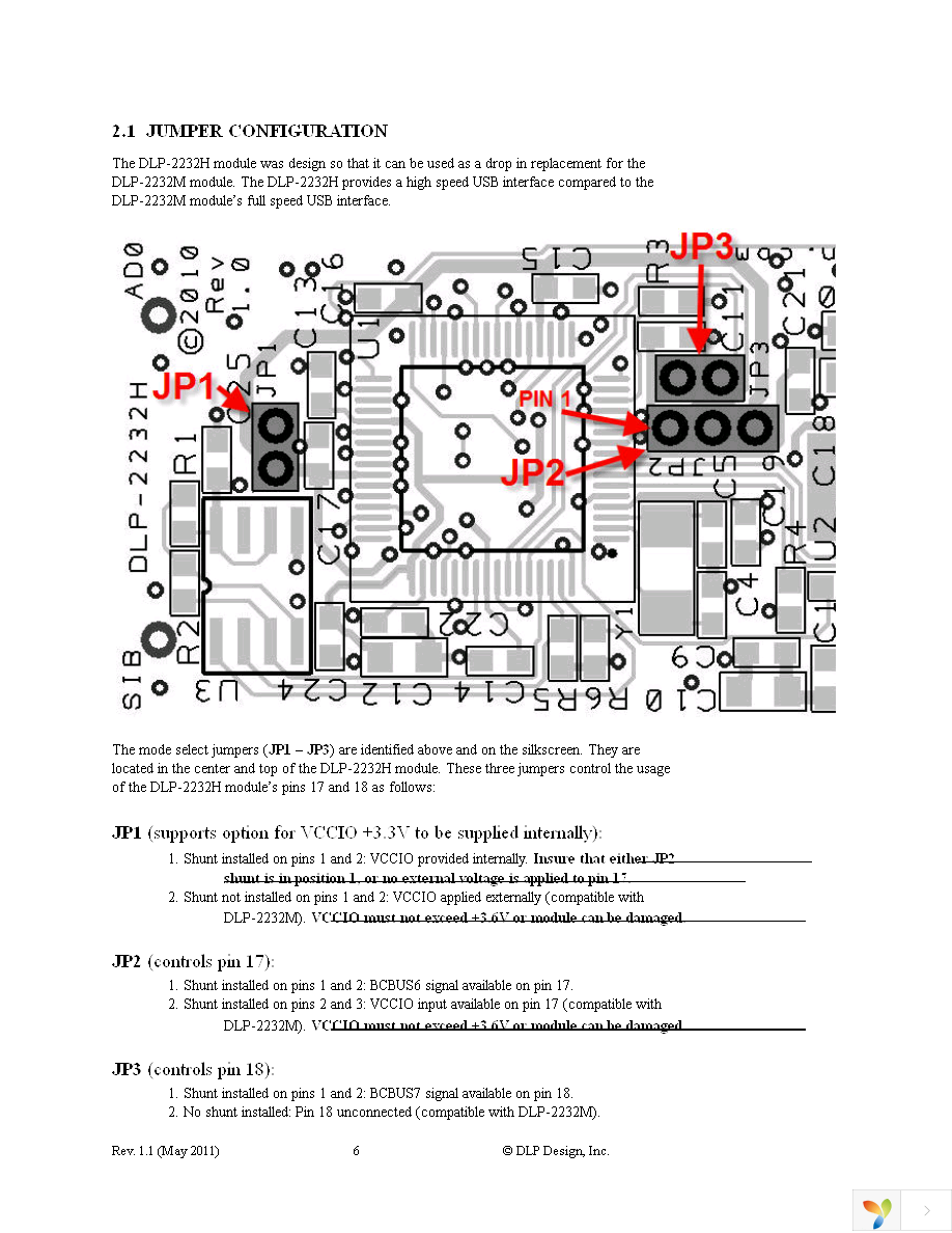 DLP-2232H Page 6