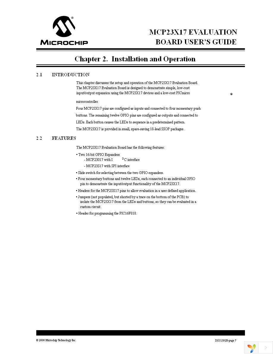 MCP23X17EV Page 11