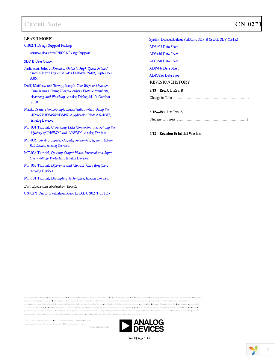 EVAL-CN0271-SDPZ Page 5