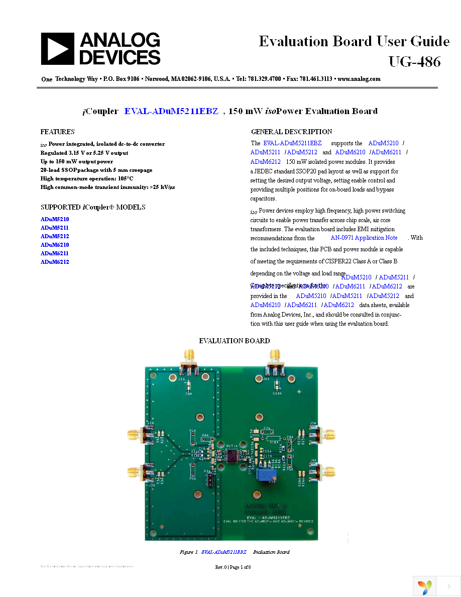 EVAL-ADUM5211EBZ Page 1