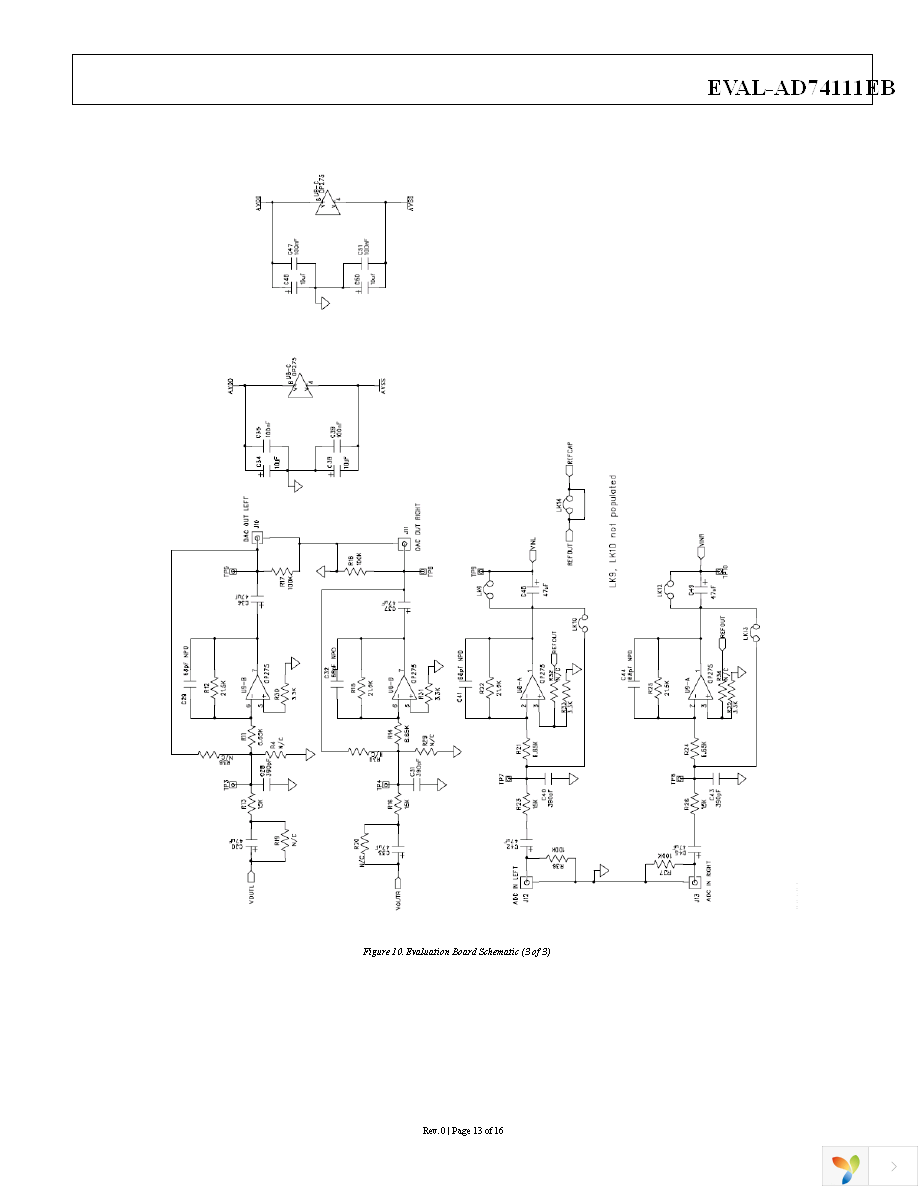 EVAL-AD74111EBZ Page 13
