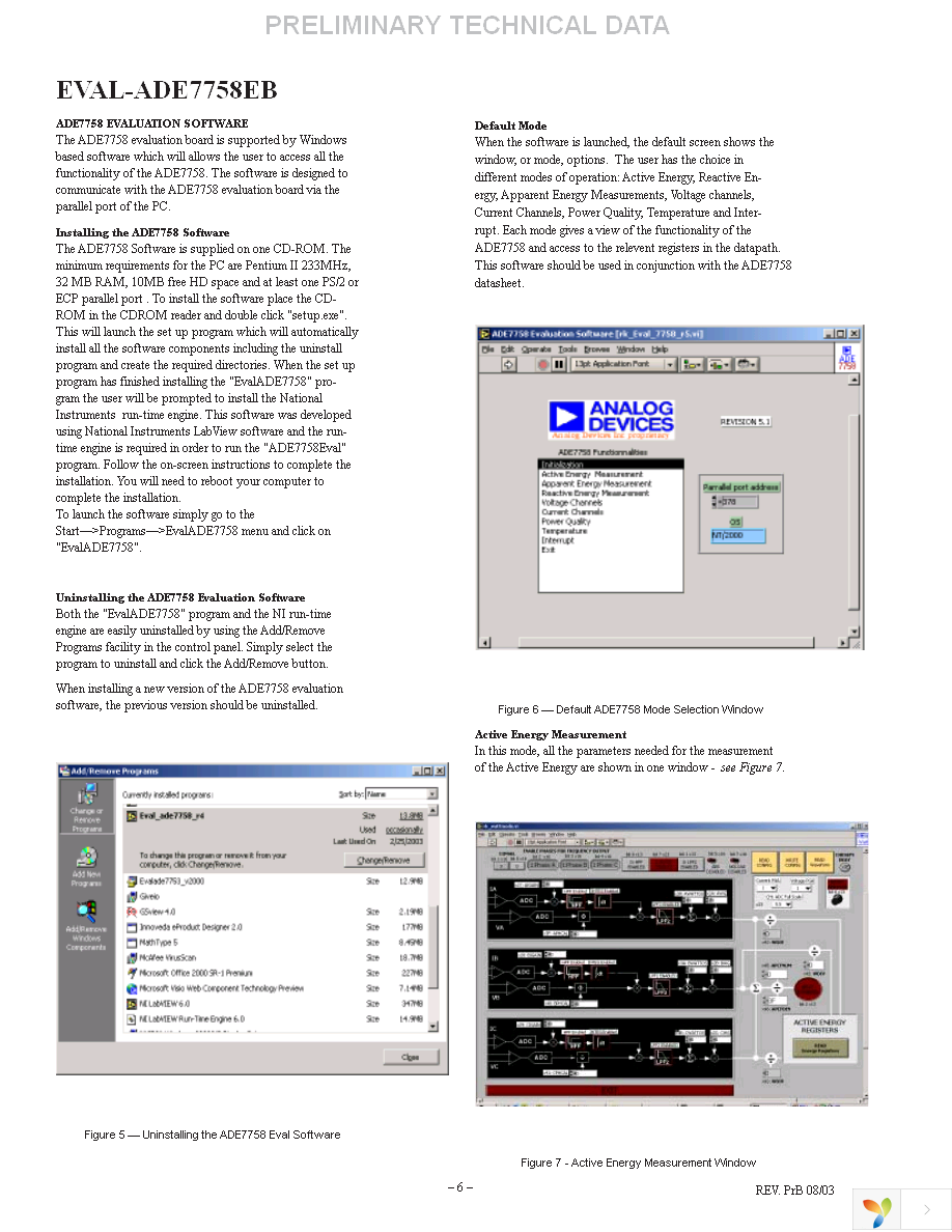 EVAL-ADE7758ZEB Page 6