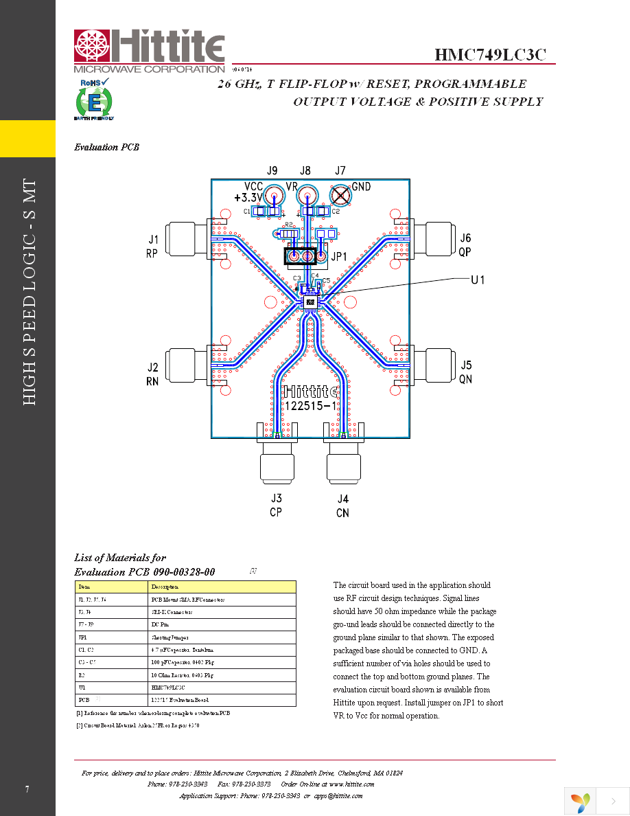 EVAL01-HMC749LC3C Page 9