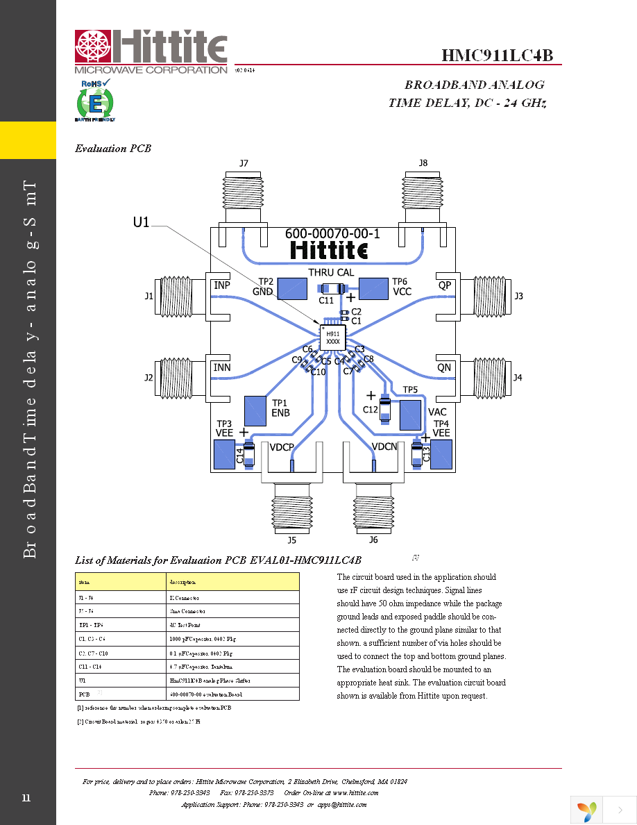 EVAL01-HMC911LC4B Page 13