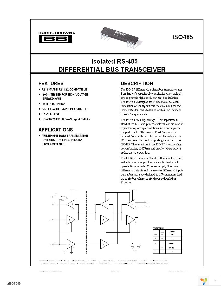 ISO485EVM Page 1