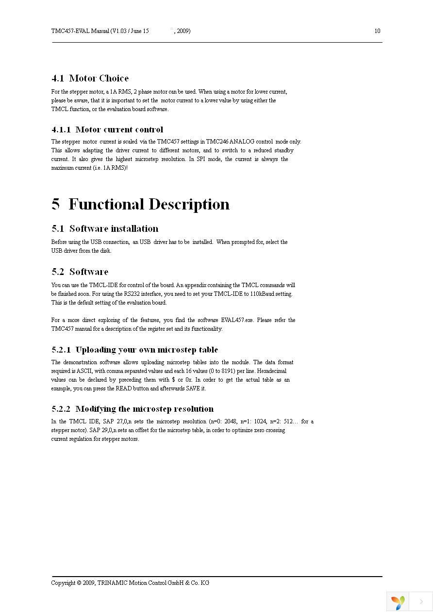 TMC457-EVAL Page 10