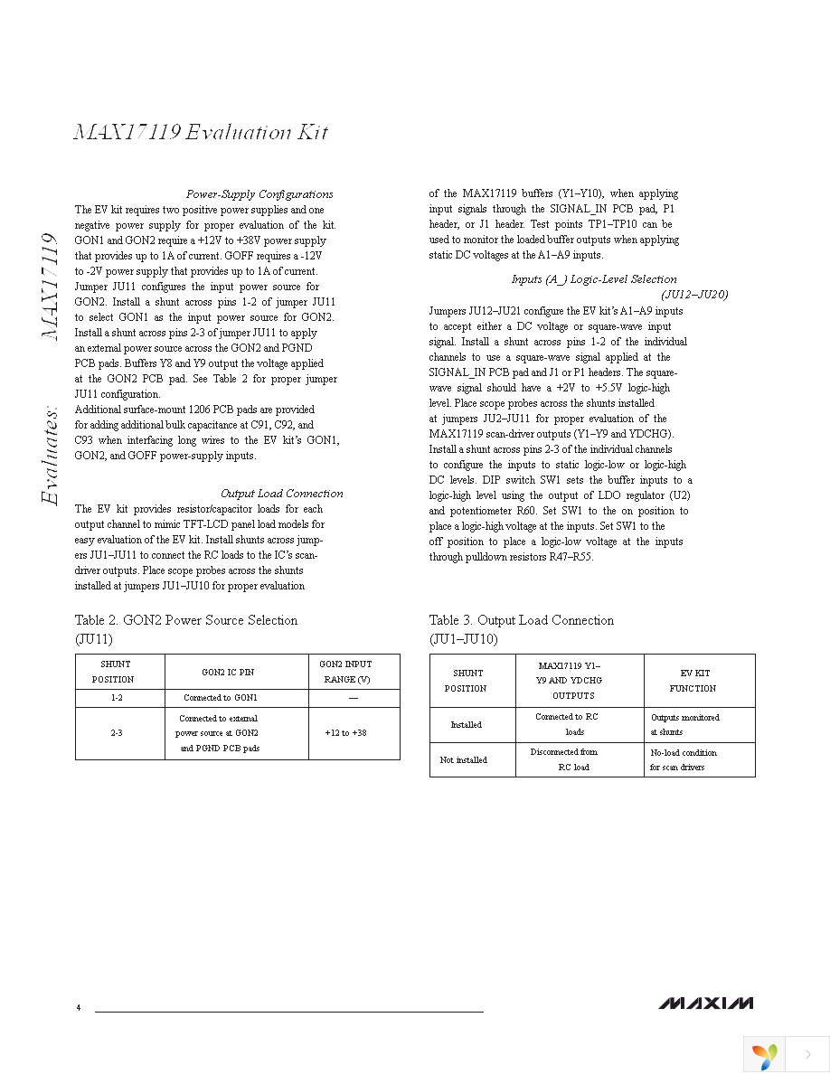 MAX17119EVKIT+ Page 4