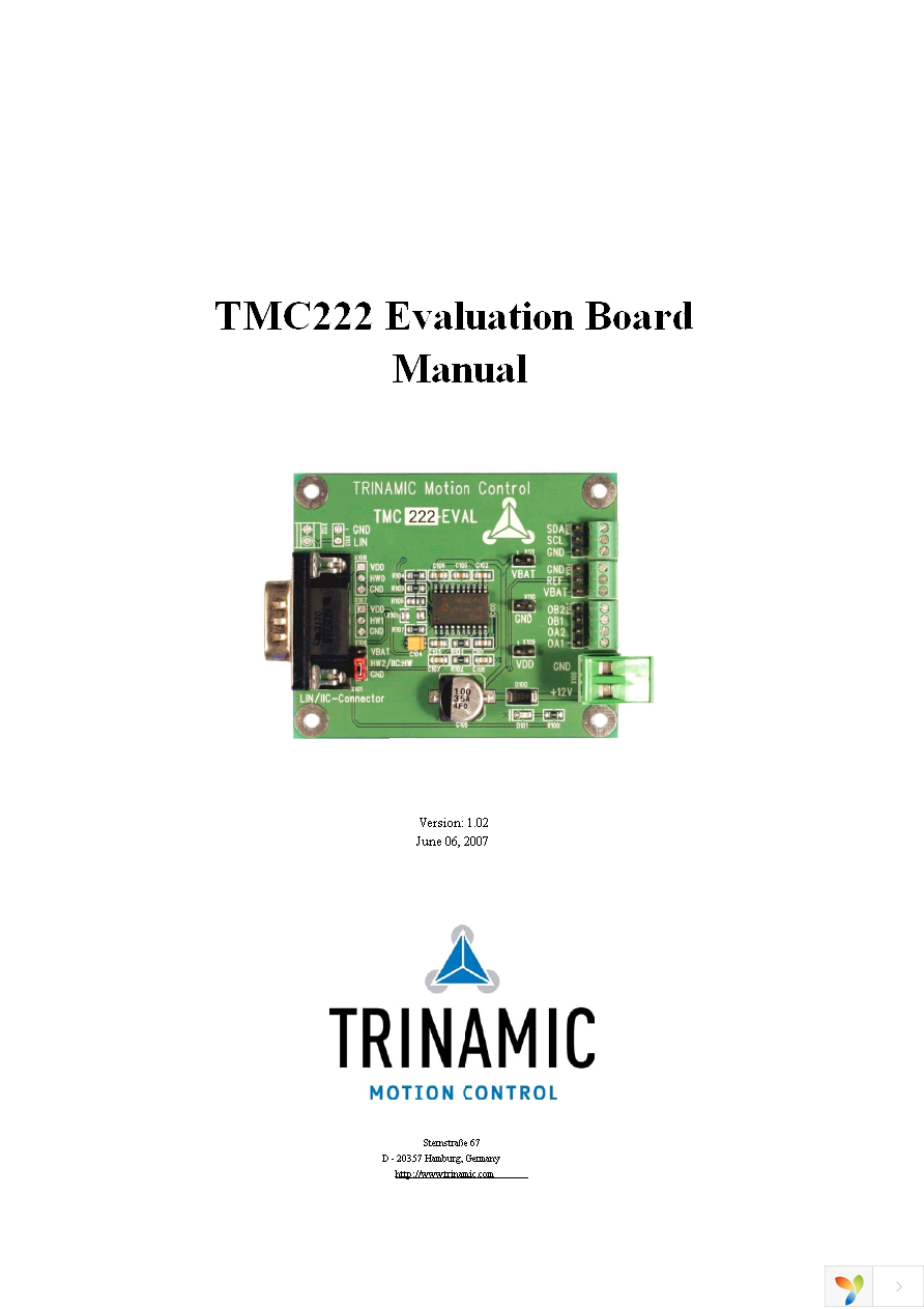 TMC222-EVAL Page 1