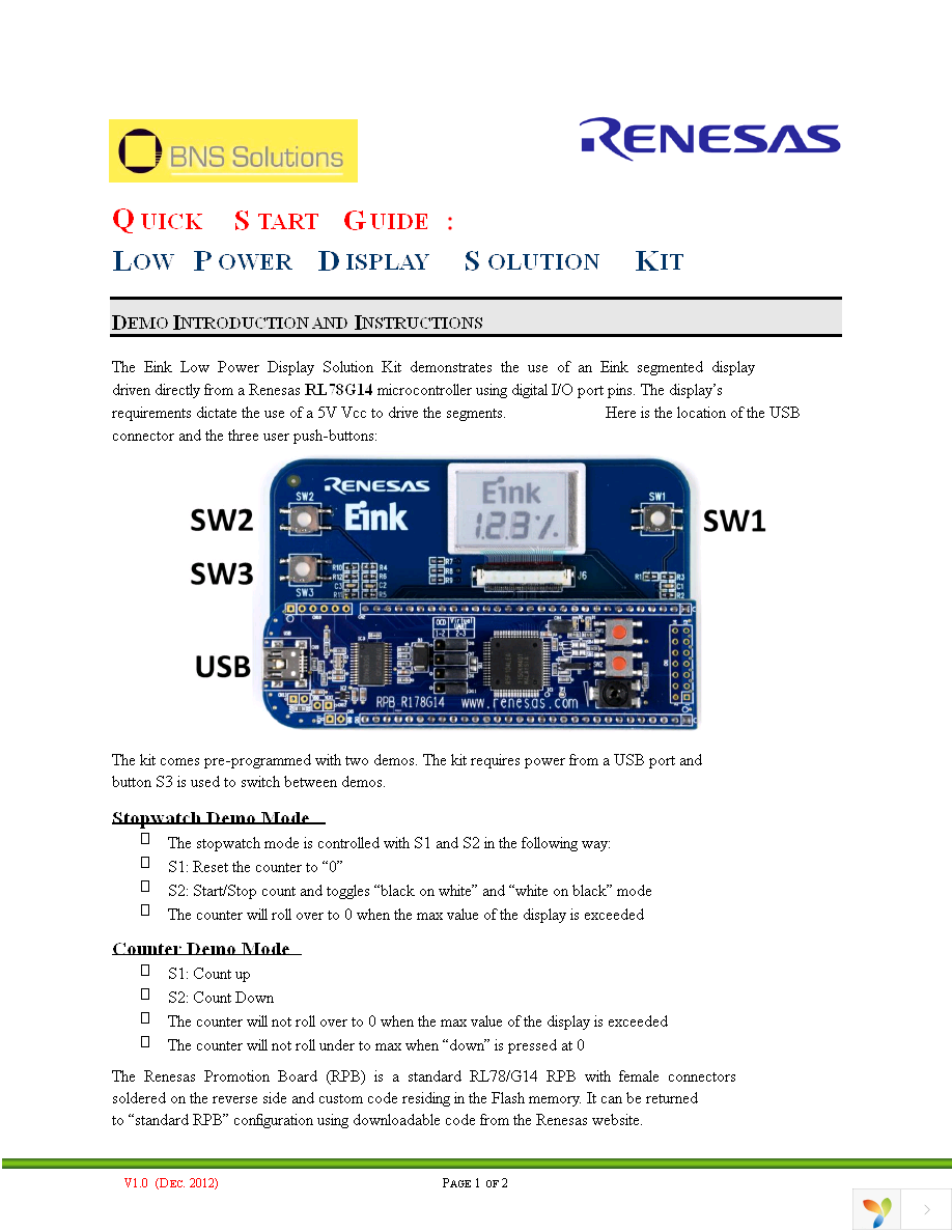 YLPDSKRL78EINK Page 1