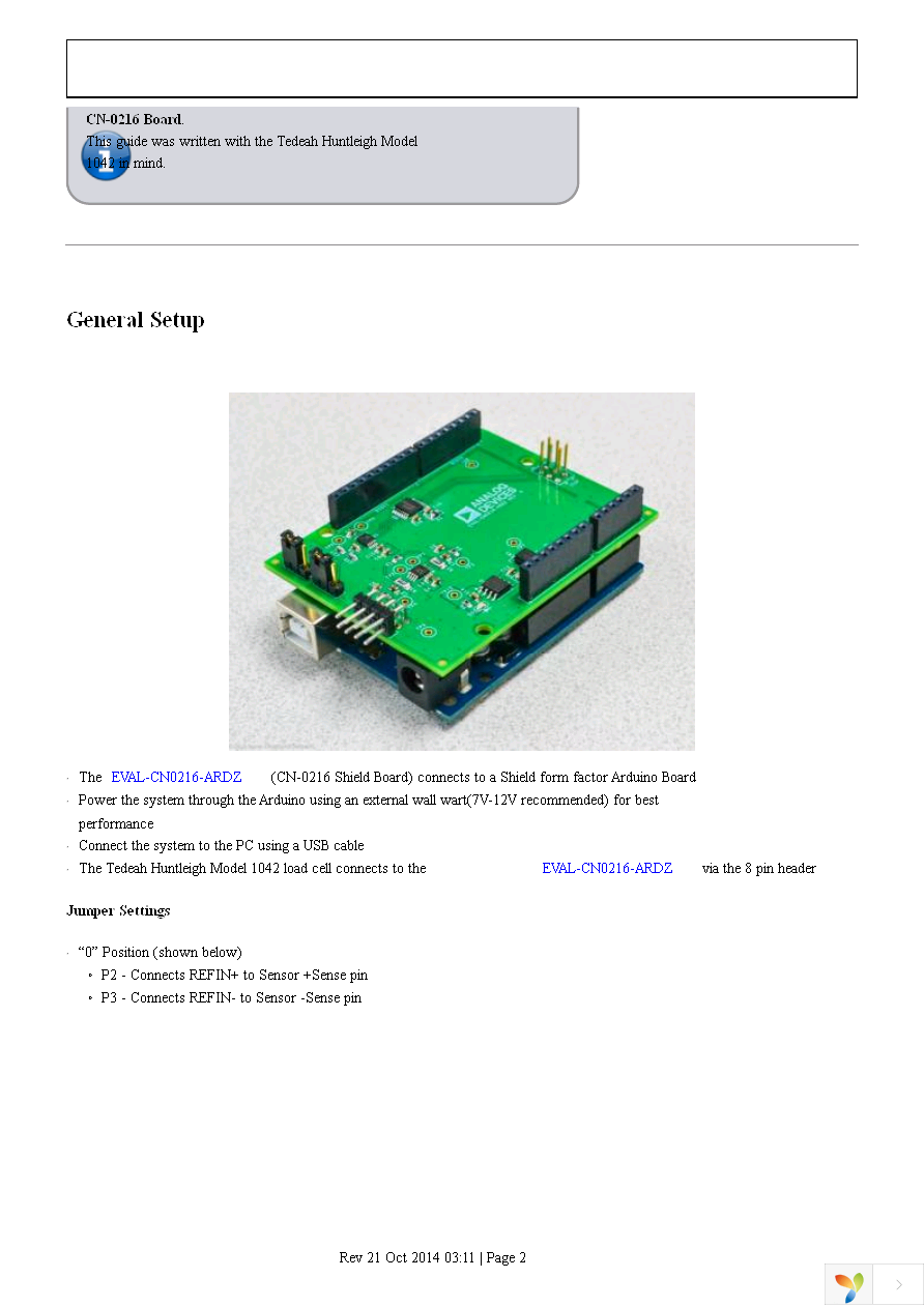 EVAL-CN0216-ARDZ Page 2