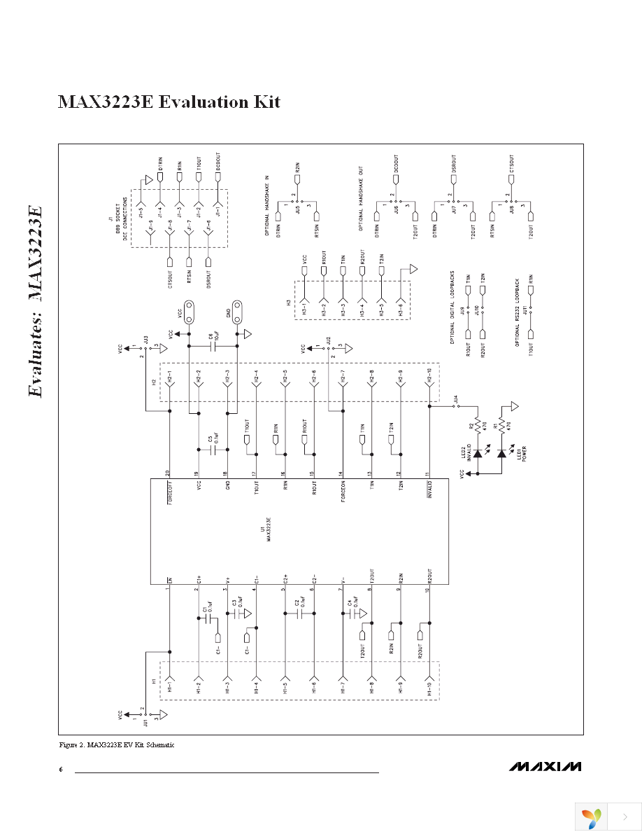 MAX3223EEVKIT+ Page 6