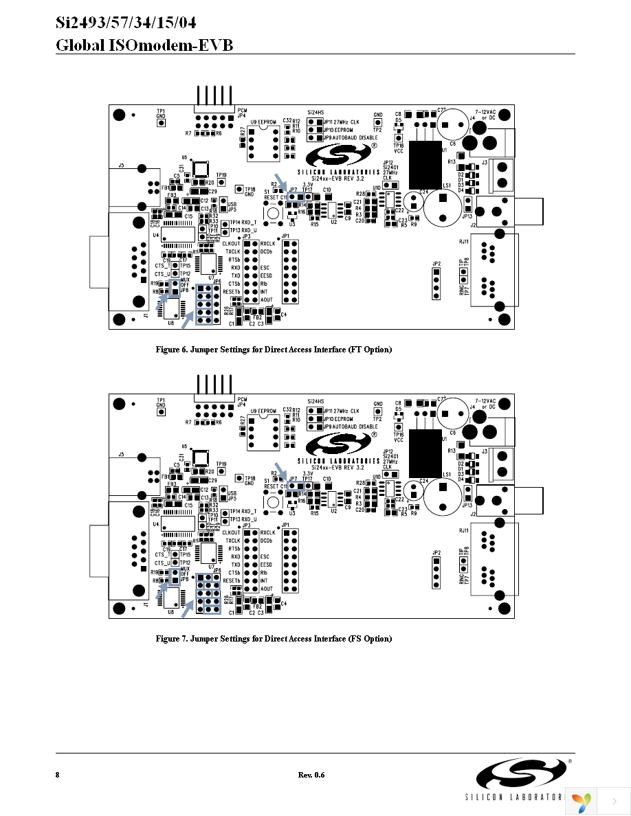 SI2493FT18-EVB Page 8