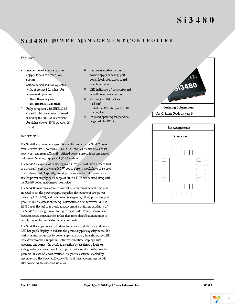 SI3480MS8-KIT Page 1