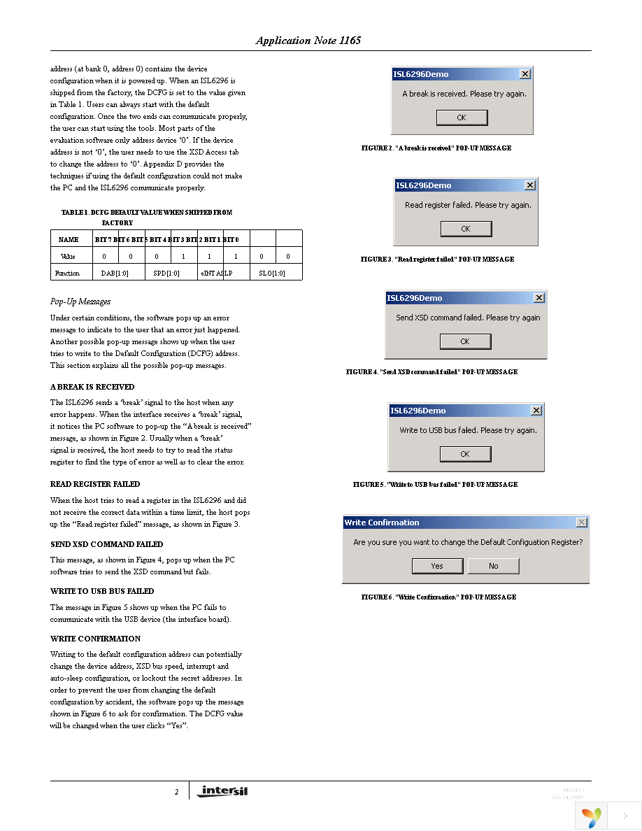 ISL6296EVAL1 Page 2