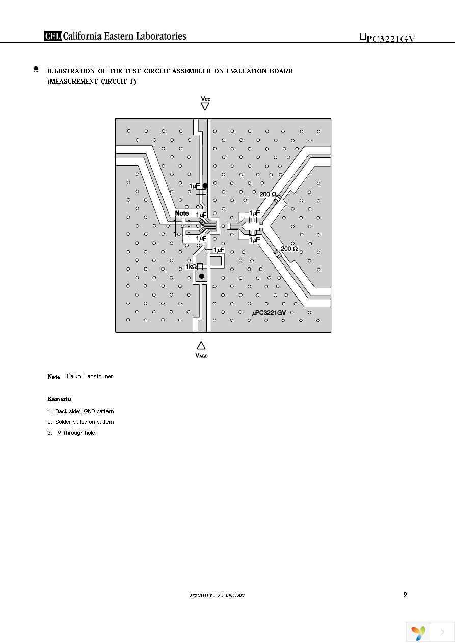 UPC3221GV-EVAL Page 9