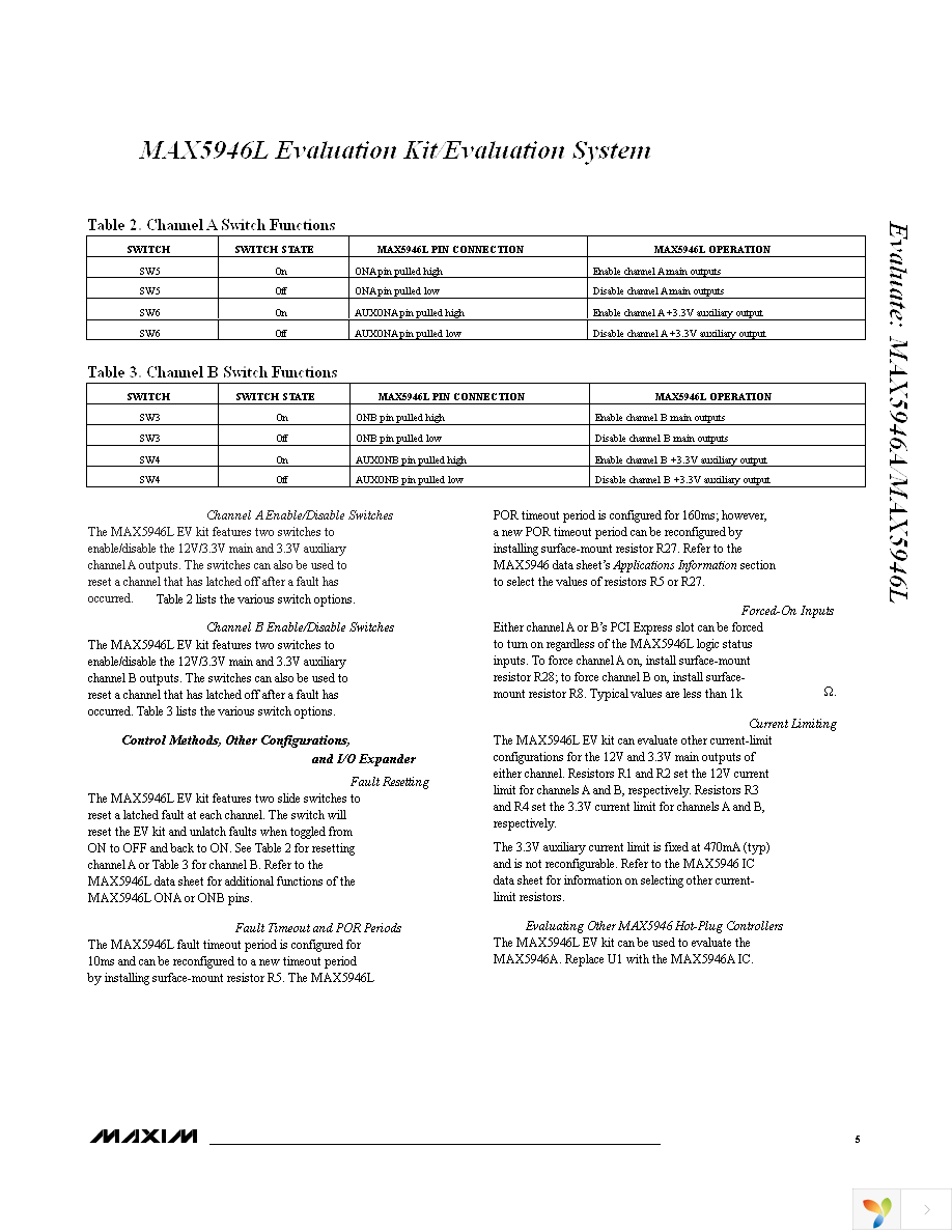 MAX5946LEVKIT Page 5