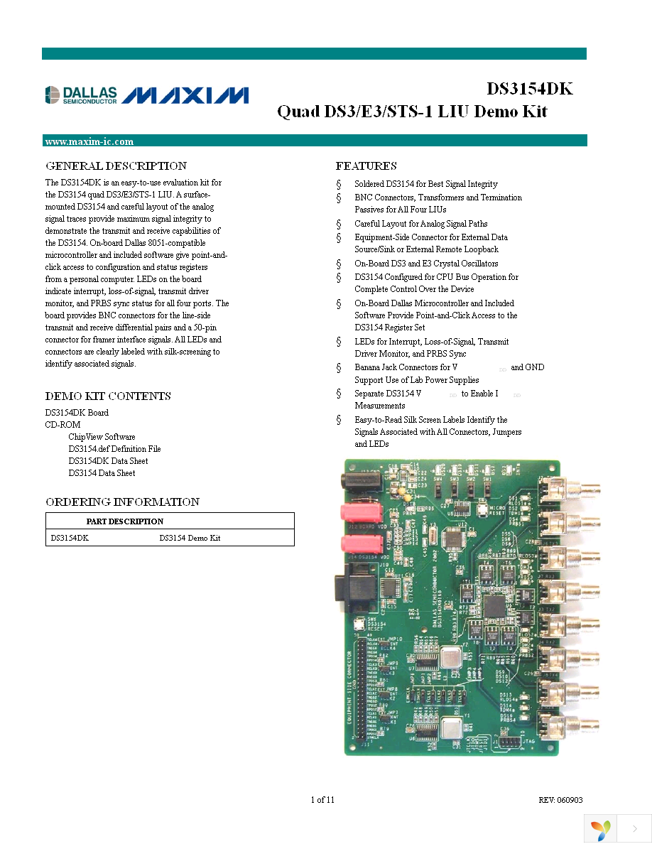 DS3154DK Page 1