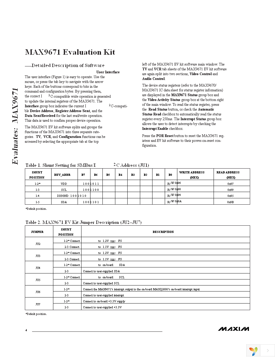 MAX9671EVKIT+ Page 4