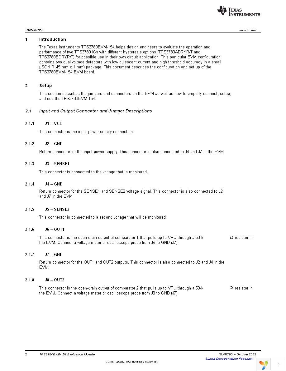 TPS3780EVM-154 Page 2