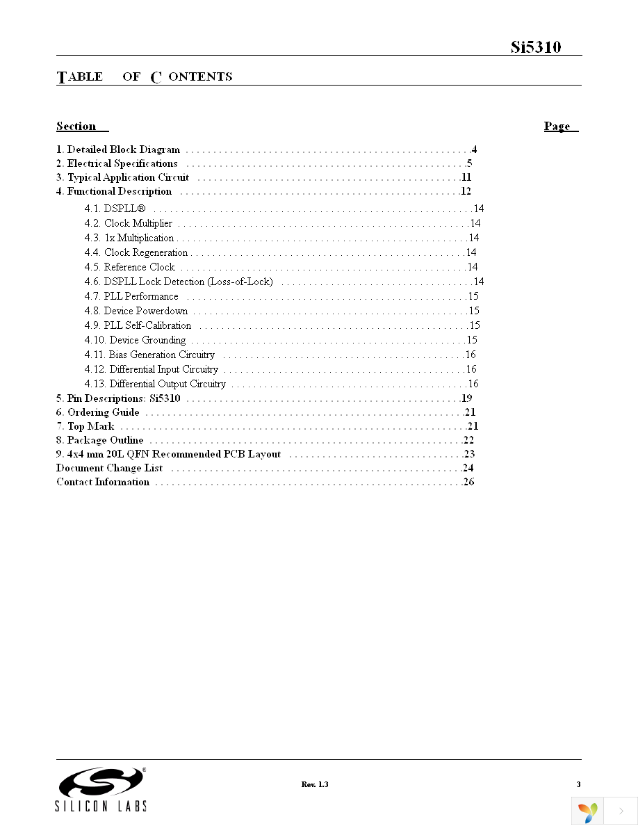 SI5310-EVB Page 3