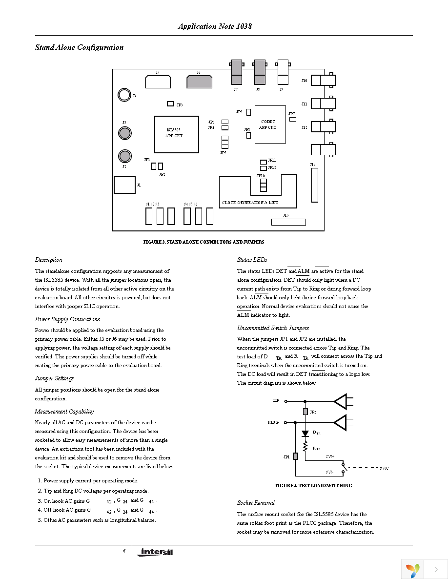 ISL5585XEVAL1 Page 4