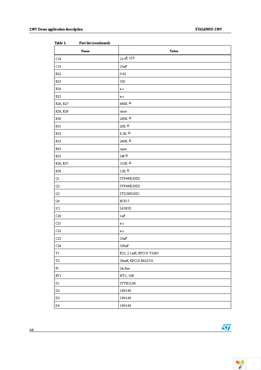 EVAL6585D-230V Page 4