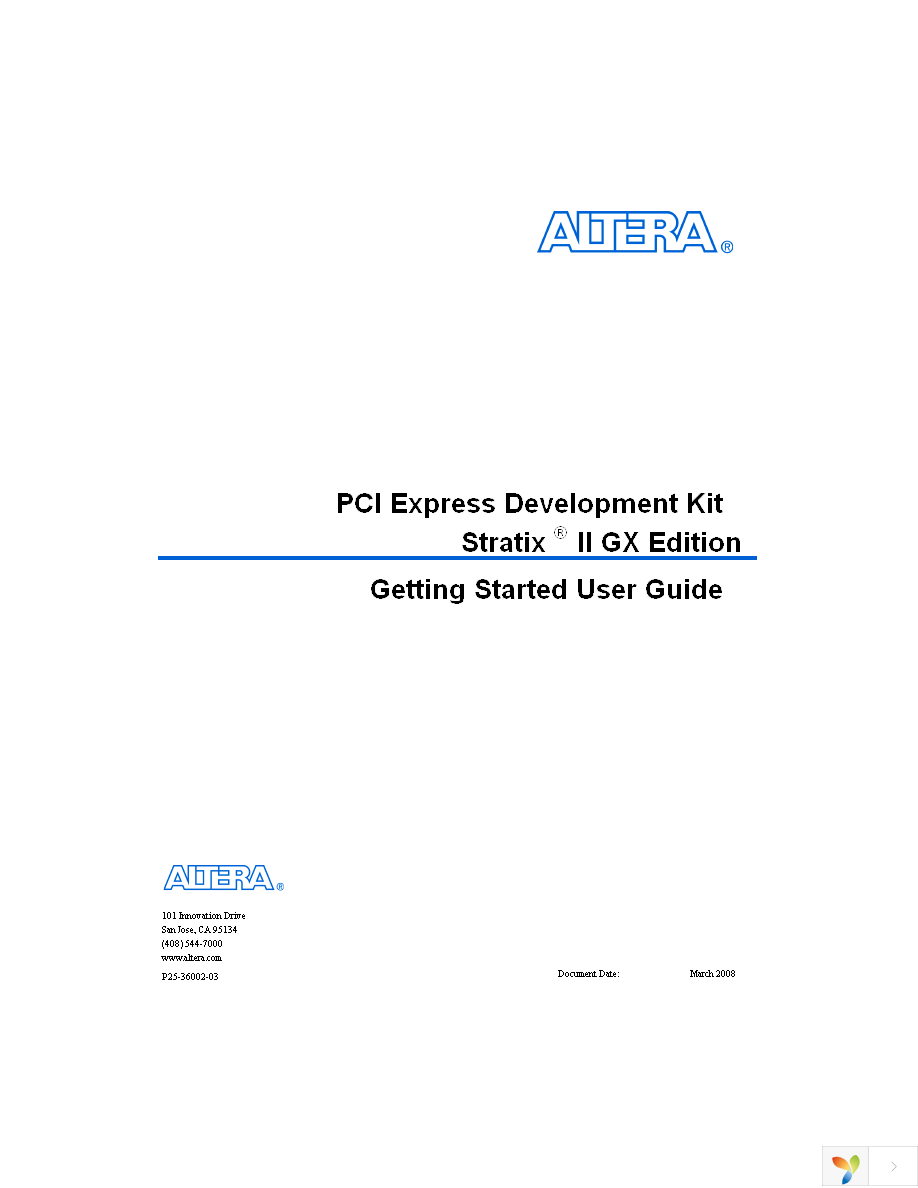 DK-PCIE-2SGX90N Page 1