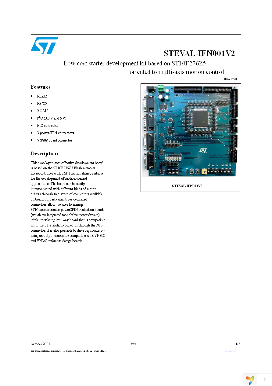 STEVAL-IFN001V2 Page 1