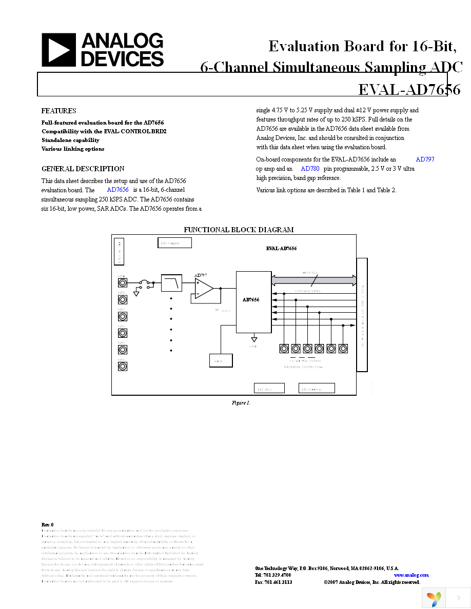EVAL-AD7656-1SDZ Page 1