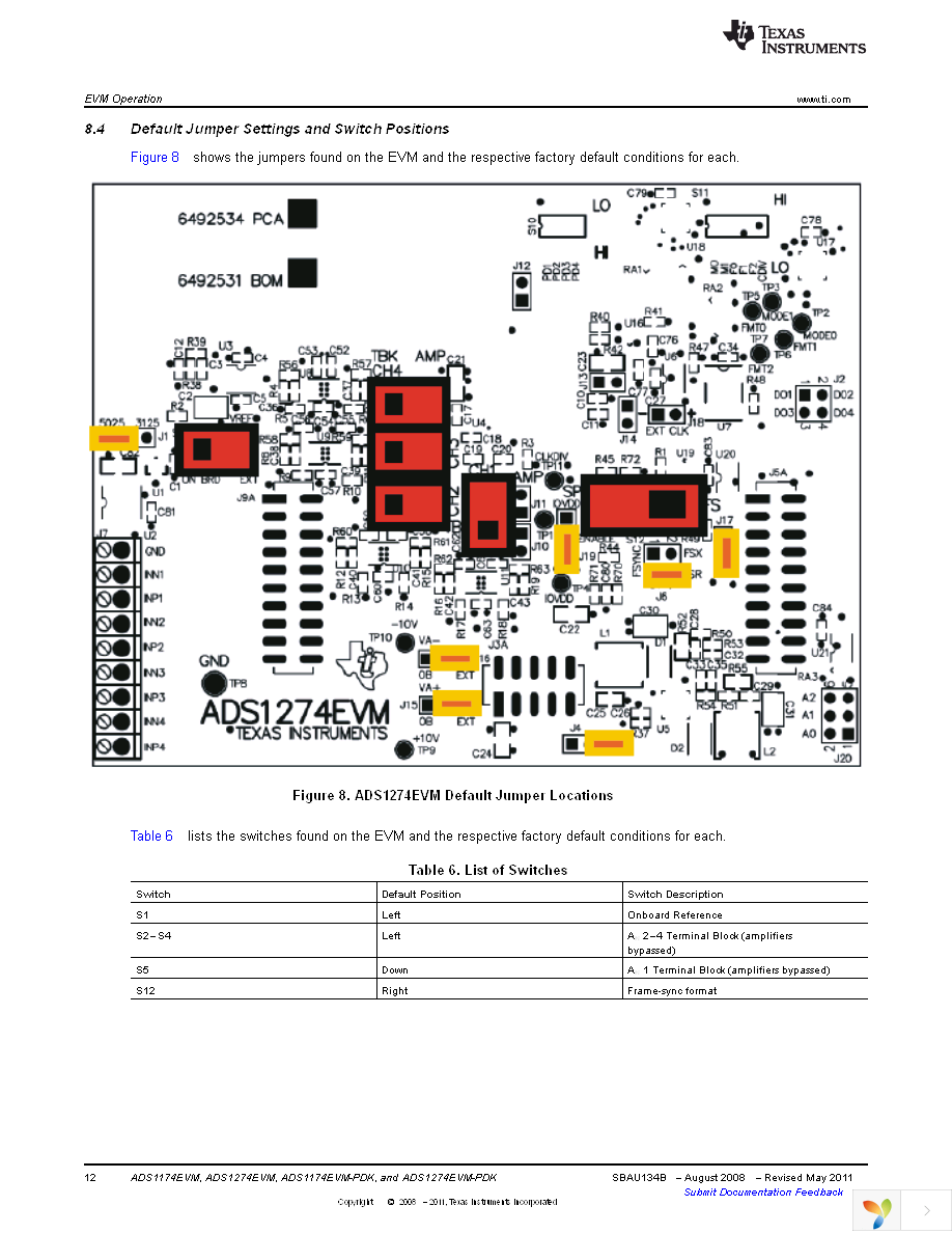 ADS1274EVM-PDK Page 12