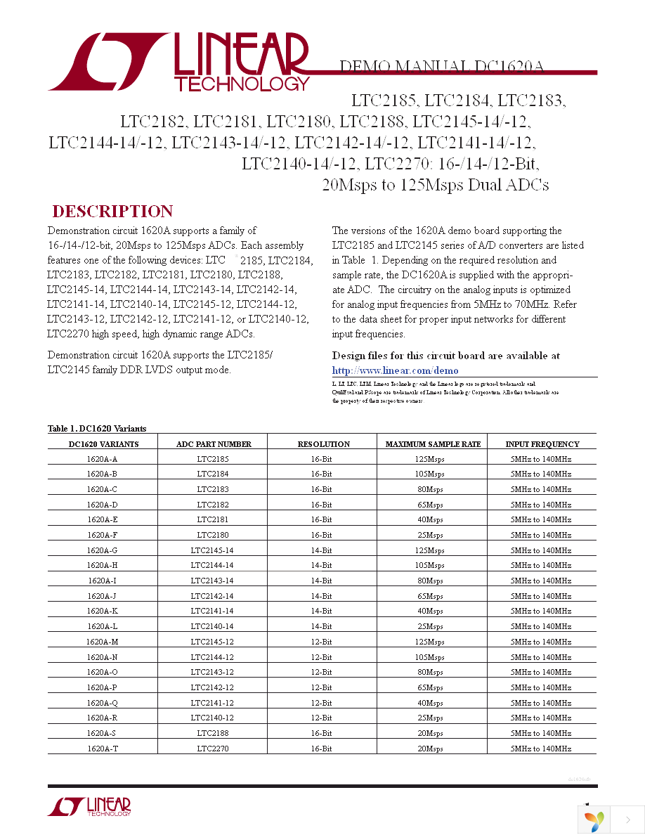 DC1620A-S Page 1