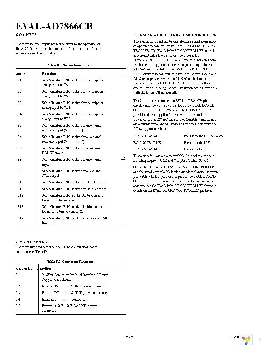 EVAL-AD7866CB Page 6