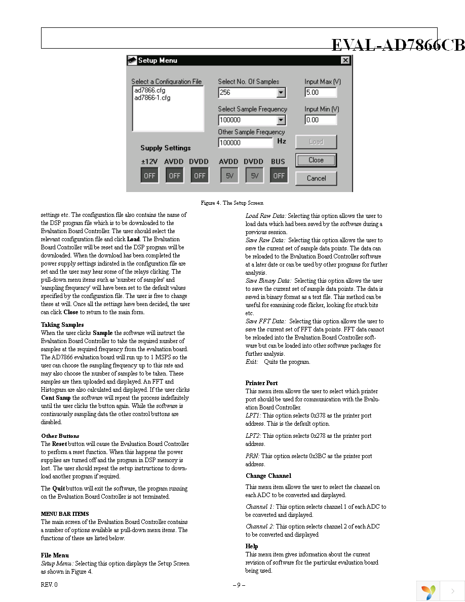 EVAL-AD7866CB Page 9