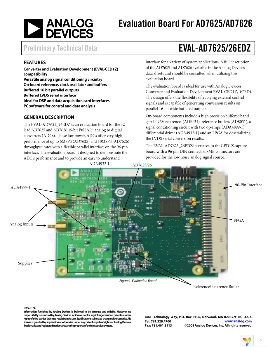 EVAL-AD7626EDZ Page 1