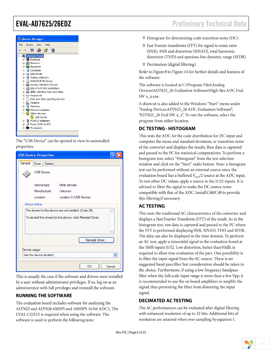 EVAL-AD7626EDZ Page 6