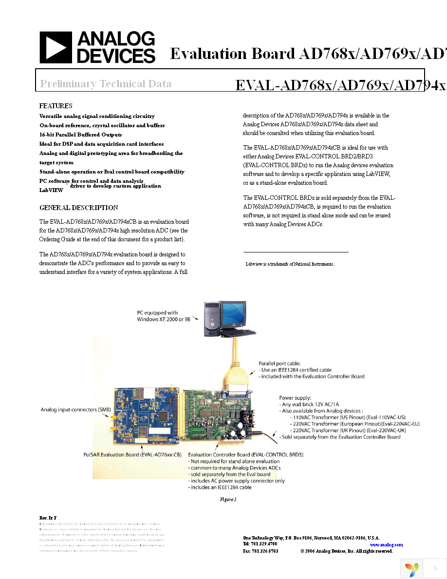 EVAL-AD7942CB Page 1