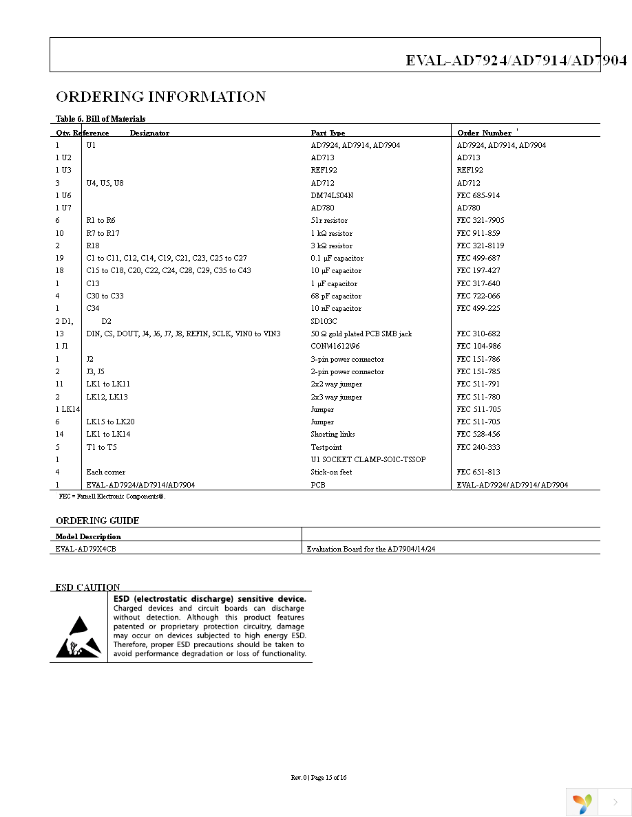 EVAL-AD79X4CBZ Page 15