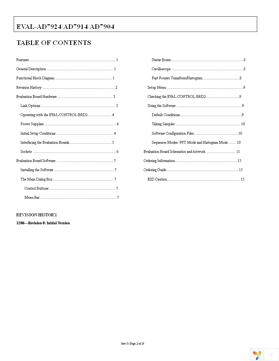 EVAL-AD79X4CBZ Page 2