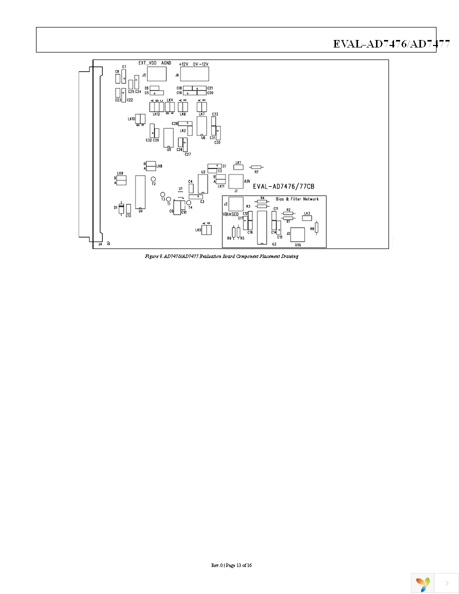 EVAL-AD7476CBZ Page 13