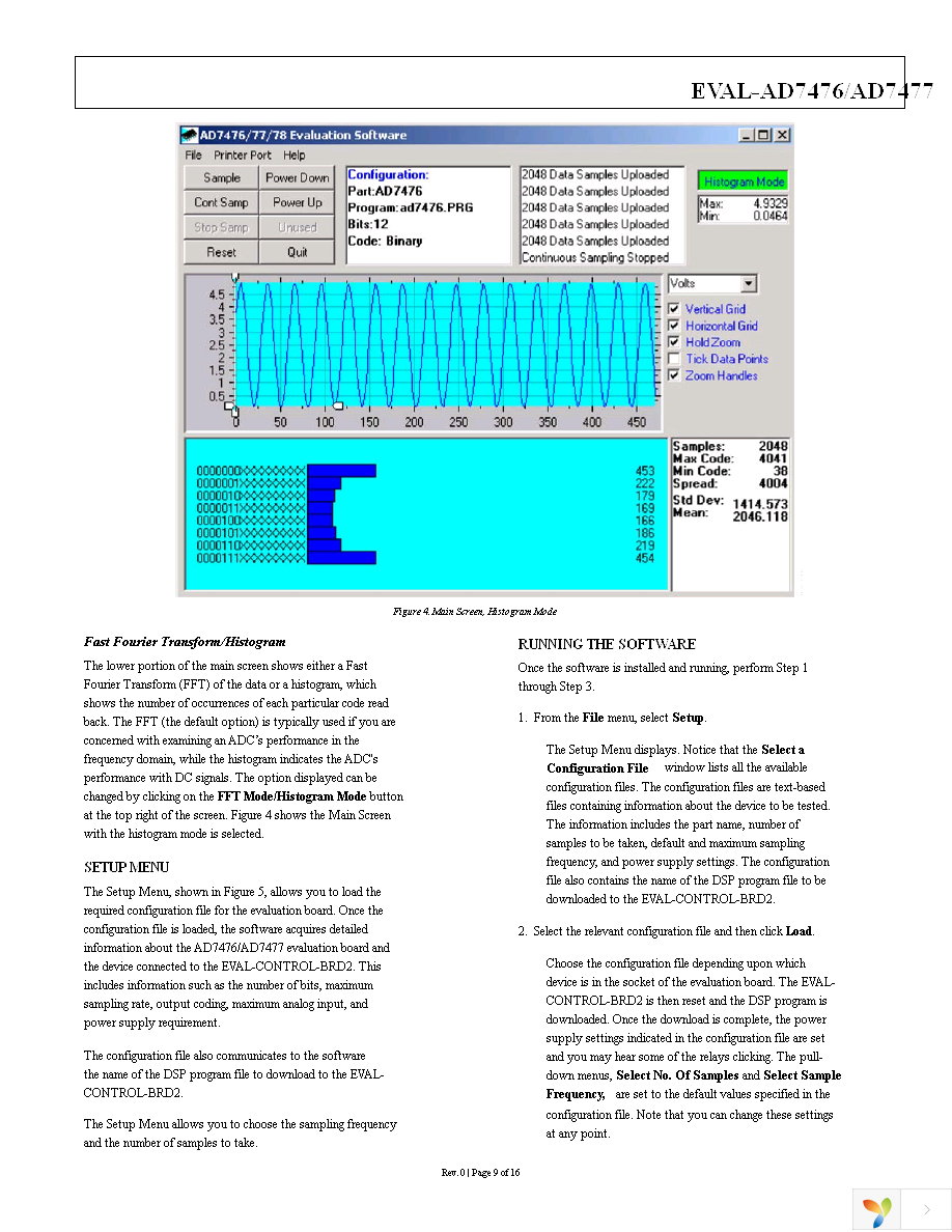 EVAL-AD7476CBZ Page 9