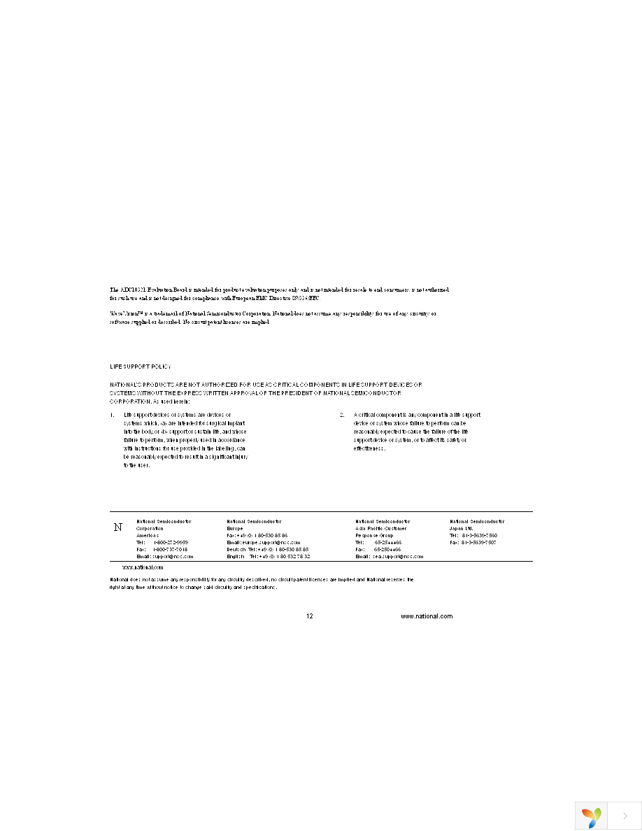 ADC10030EVAL Page 12