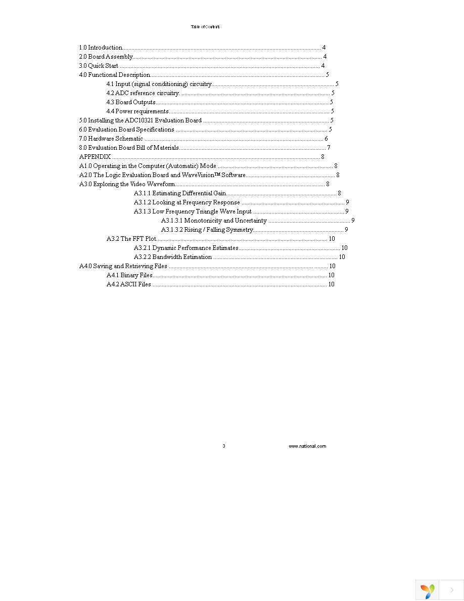 ADC10030EVAL Page 3