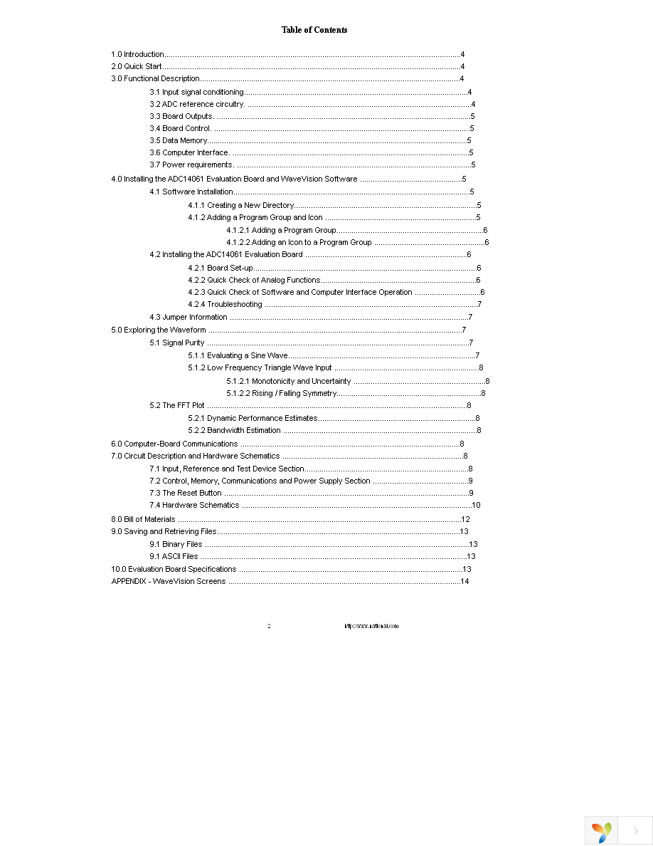 ADC14061EVAL Page 2