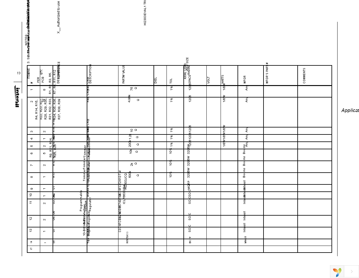 HI2303EVAL1 Page 13