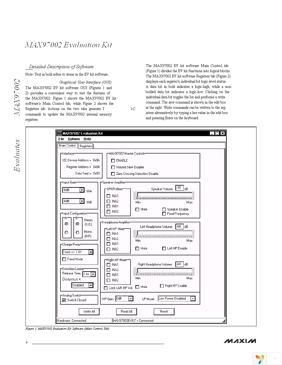 MAX97002EVKIT+ Page 4