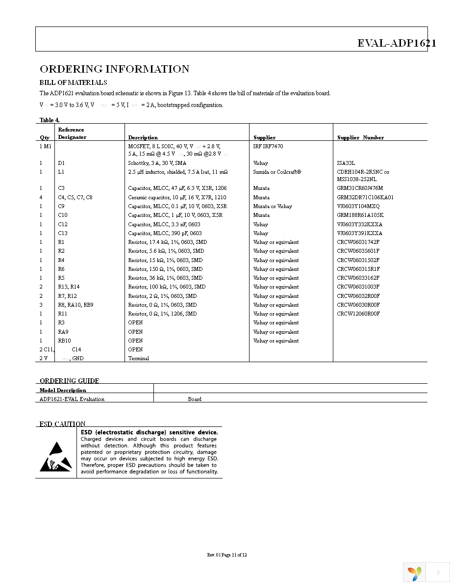 ADP1621-EVALZ Page 11