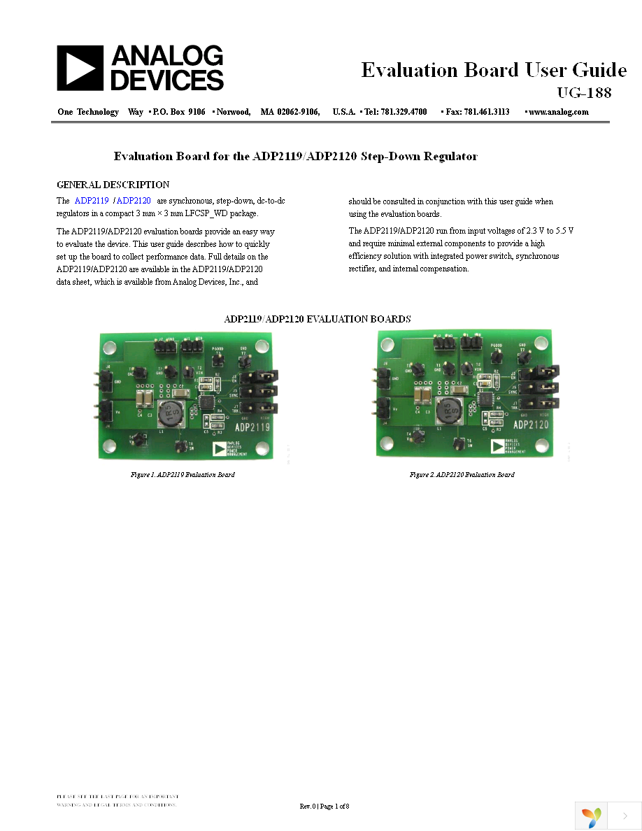 ADP2120-EVALZ Page 1