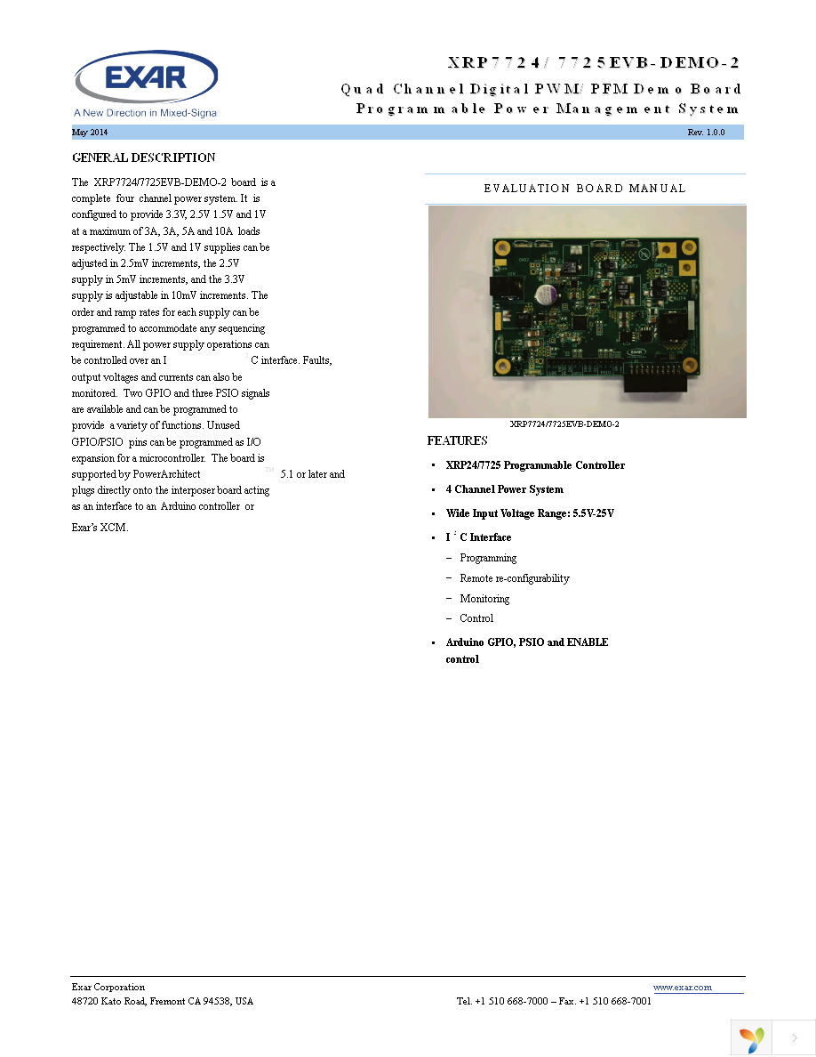 XRP7724EVB-DEMO-2-KITA Page 1